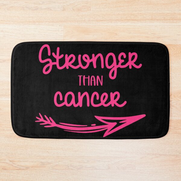 Item preview, 'Stronger Than Cancer' - Vibrant Pink Motivational Inspirational Quote designed and sold by DEC02.
