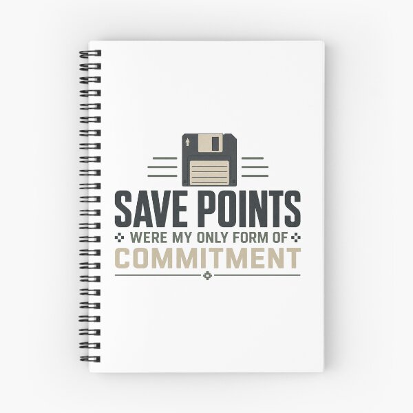 Item preview, Save Points Were My Only Commitment Tee designed and sold by CerealBoxInk.