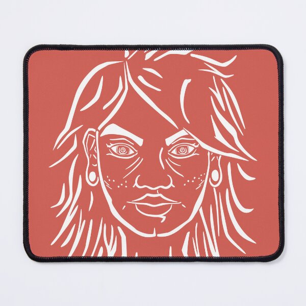 Item preview, Womans's Face in White LInes designed and sold by designedemotion.