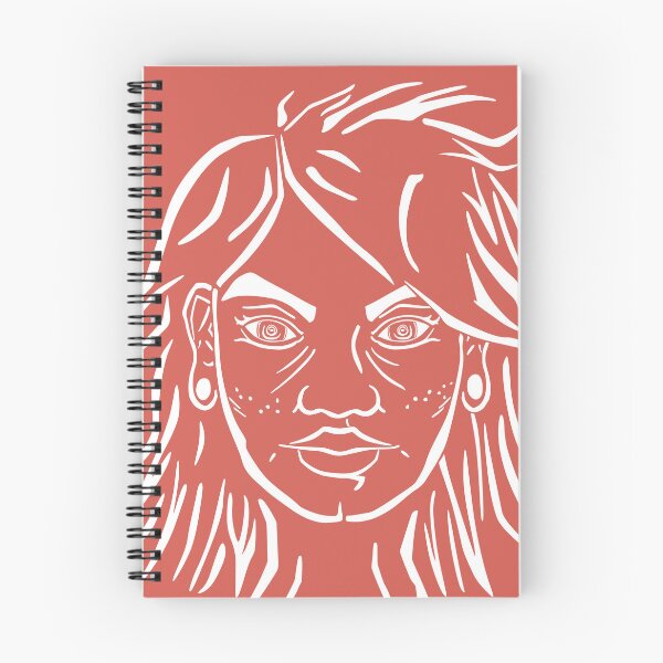 Item preview, Womans's Face in White LInes designed and sold by designedemotion.