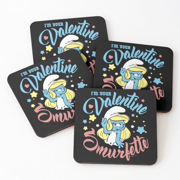 Item preview, The Smurfs I'm Your Valentine Smurfette Cute Big Chest Logo Essential  designed and sold by circliqueart.