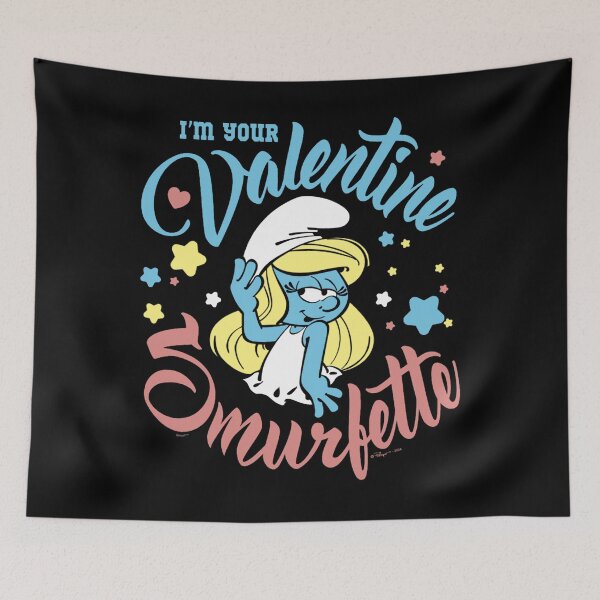 Item preview, The Smurfs I'm Your Valentine Smurfette Cute Big Chest Logo Essential  designed and sold by circliqueart.