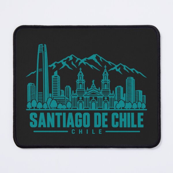 Item preview, Santiago de Chile Line Art Skyline Poster designed and sold by CMYKStudio.
