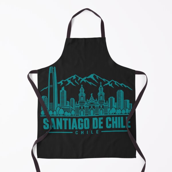Item preview, Santiago de Chile Line Art Skyline Poster designed and sold by CMYKStudio.