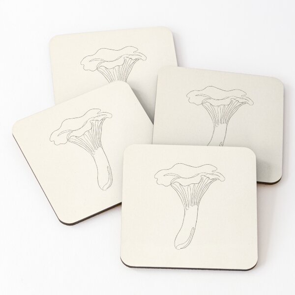 Item preview, Single Chanterelle Mushroom | Minimalist Cottagecore Line Art designed and sold by Zaramodo.