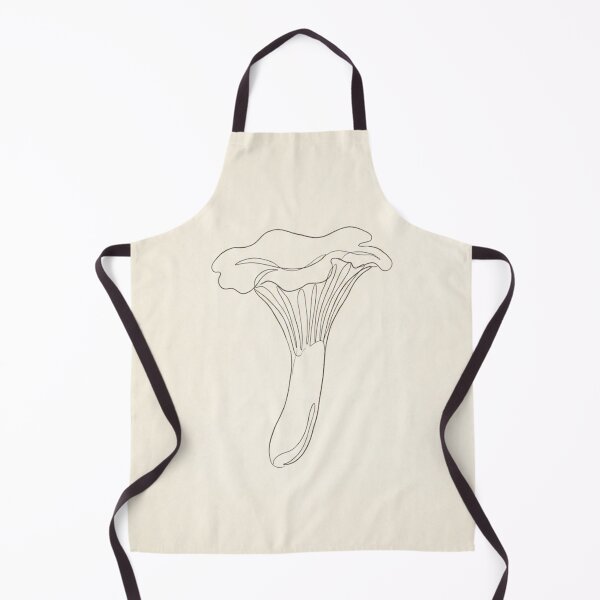 Item preview, Single Chanterelle Mushroom | Minimalist Cottagecore Line Art designed and sold by Zaramodo.