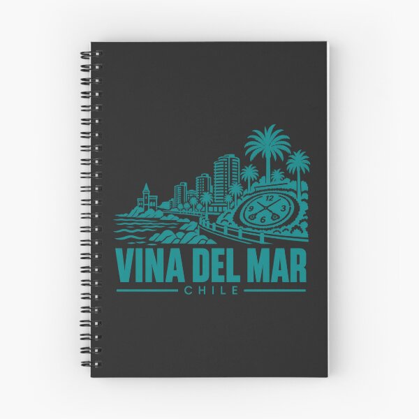 Item preview, Vina del Mar Chile Line Art Coastline Poster designed and sold by CMYKStudio.
