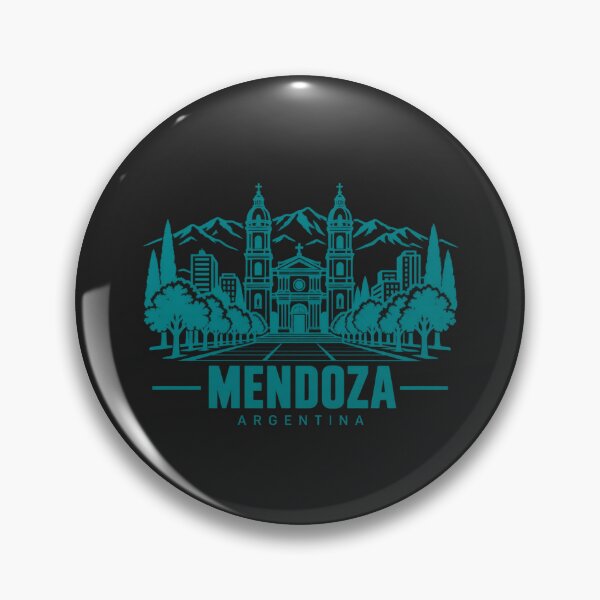 Item preview, Mendoza Argentina Line Art Travel Poster designed and sold by CMYKStudio.