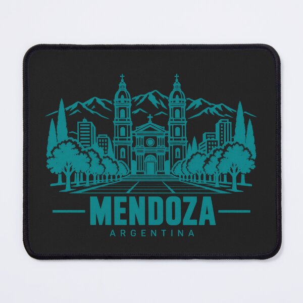 Item preview, Mendoza Argentina Line Art Travel Poster designed and sold by CMYKStudio.