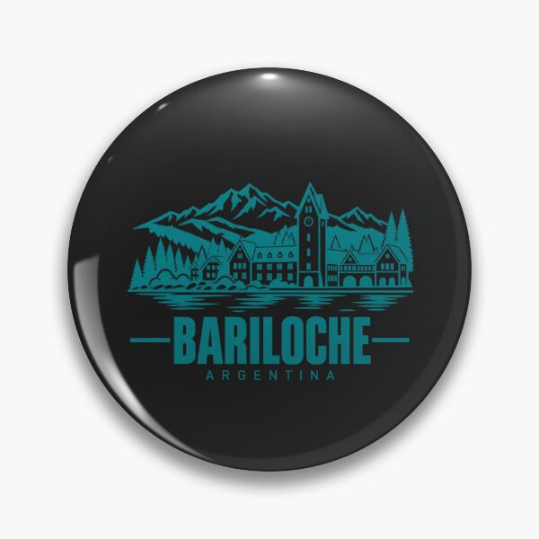 Item preview, Bariloche Argentina Line Art Travel Poster designed and sold by CMYKStudio.