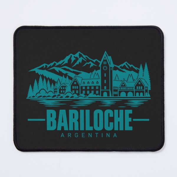 Item preview, Bariloche Argentina Line Art Travel Poster designed and sold by CMYKStudio.