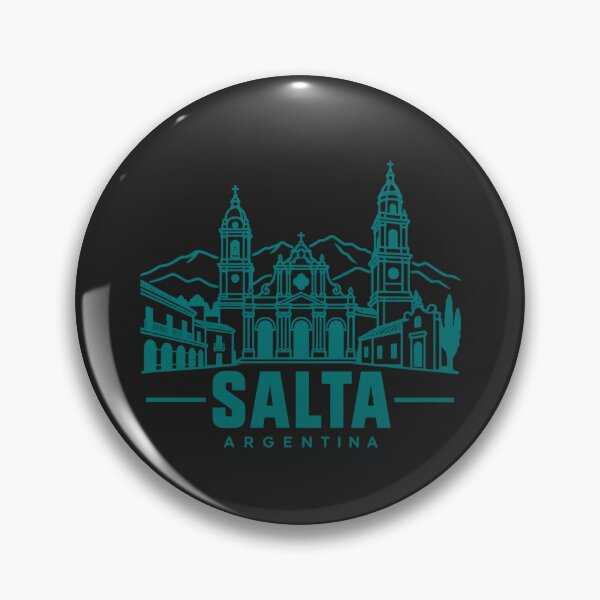 Item preview, Salta Argentina Line Art Landmark Poster designed and sold by CMYKStudio.