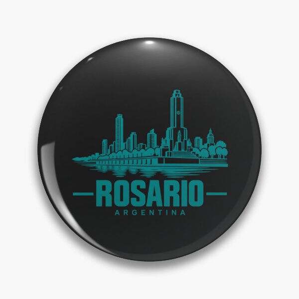 Item preview, Rosario Argentina Line Art Skyline Poster designed and sold by CMYKStudio.