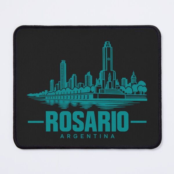 Item preview, Rosario Argentina Line Art Skyline Poster designed and sold by CMYKStudio.