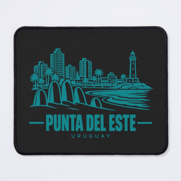 Item preview, Punta del Este Uruguay Line Art Coastline Poster designed and sold by CMYKStudio.