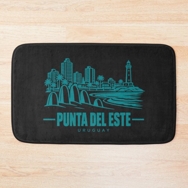 Item preview, Punta del Este Uruguay Line Art Coastline Poster designed and sold by CMYKStudio.