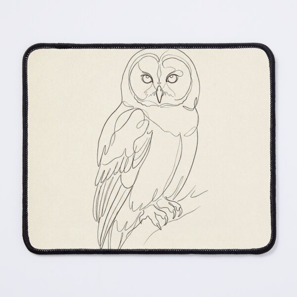 Item preview, Perched Owl | Minimalist Continuous Line Art Print designed and sold by Zaramodo.