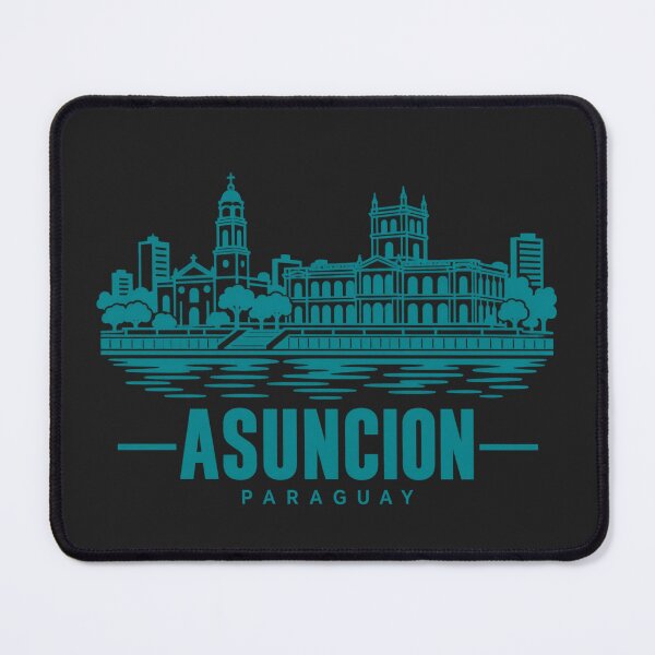 Item preview, Asuncion Paraguay Line Art Skyline Poster designed and sold by CMYKStudio.