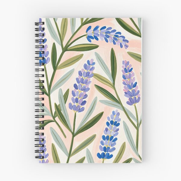 Item preview, Blue and Lavender Wildflower Garden designed and sold by Nurple Art.