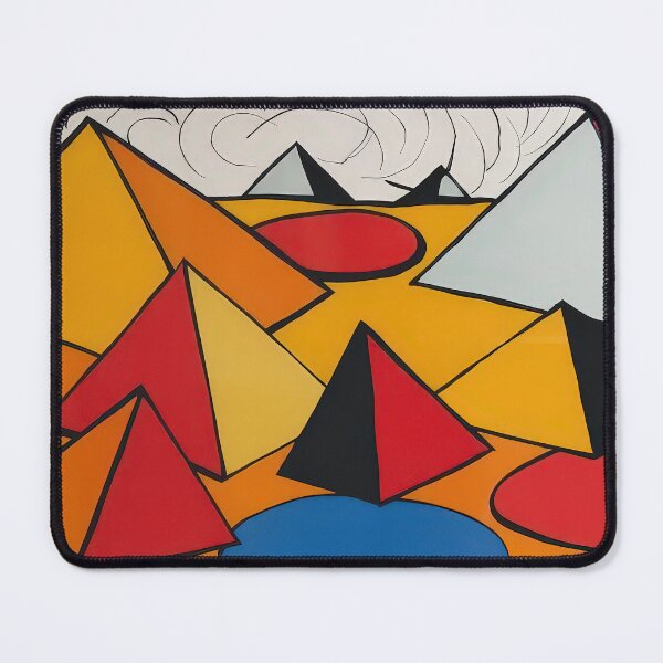 Item preview, Pryamids and clouds 1970 designed and sold by NeonCanvasDream.