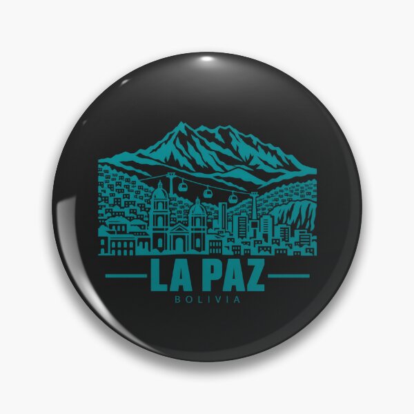 Item preview, La Paz Bolivia Line Art Skyline Poster designed and sold by CMYKStudio.