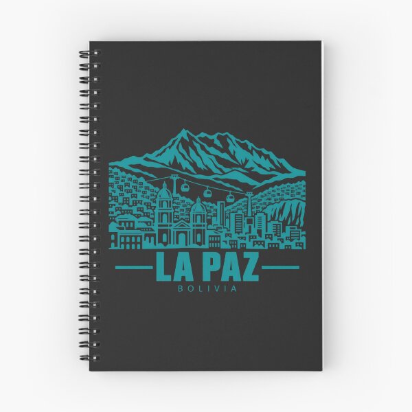 Item preview, La Paz Bolivia Line Art Skyline Poster designed and sold by CMYKStudio.
