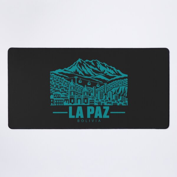 Item preview, La Paz Bolivia Line Art Skyline Poster designed and sold by CMYKStudio.