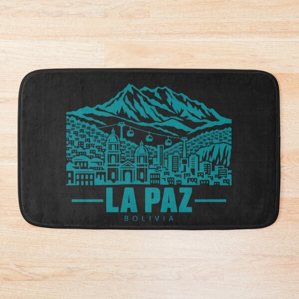 Item preview, La Paz Bolivia Line Art Skyline Poster designed and sold by CMYKStudio.