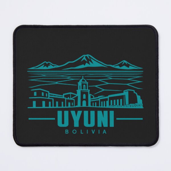 Item preview, Uyuni Bolivia Line Art Travel Poster designed and sold by CMYKStudio.