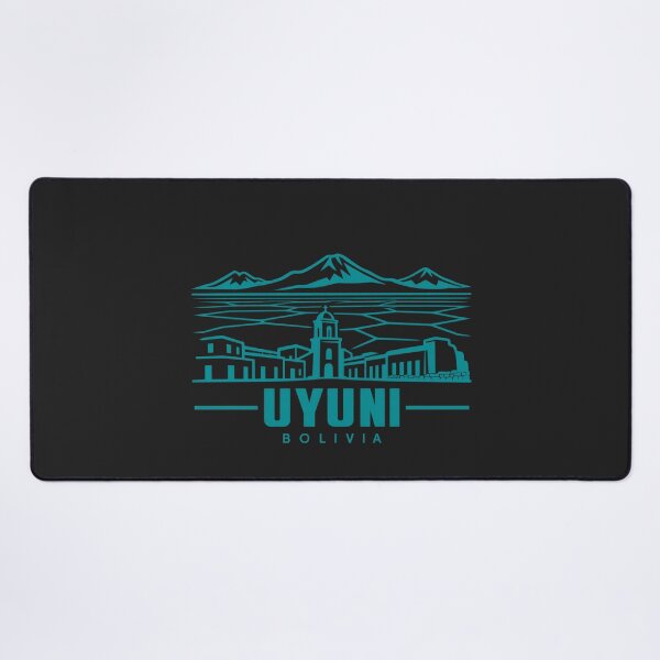Item preview, Uyuni Bolivia Line Art Travel Poster designed and sold by CMYKStudio.