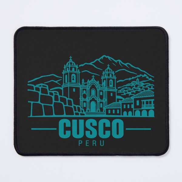 Item preview, Cusco Peru Line Art Landmark Poster designed and sold by CMYKStudio.