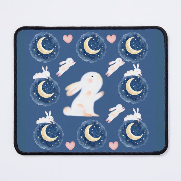Item preview, Cute Bunny Moon Pattern designed and sold by Azurart2.