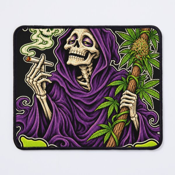 Item preview, The Grim Reefer: Funny Cannabis Reaper designed and sold by Artul.