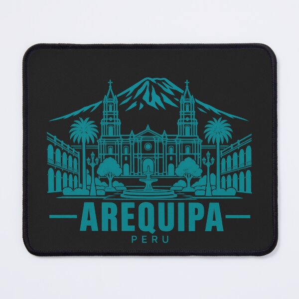 Item preview, Arequipa Peru Line Art Landmark Poster designed and sold by CMYKStudio.