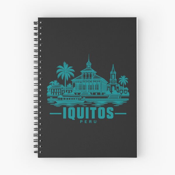 Item preview, Iquitos Peru Line Art Travel Poster designed and sold by CMYKStudio.