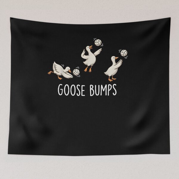 Item preview, Goose Bumps Funny Volleyball Goose Sports Humor Shirt designed and sold by LASTIQUE-dd.