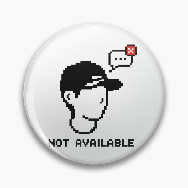 Item preview, Not Available Pixel Art designed and sold by DarkThreads320.