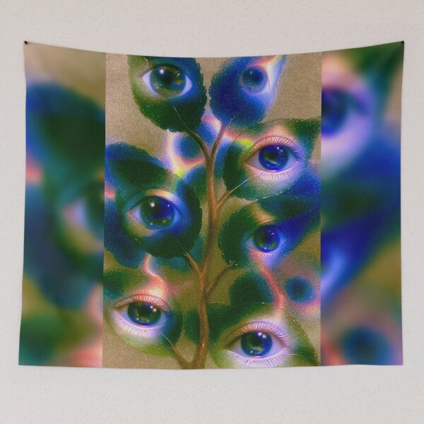 Item preview, The Eyes Growing From Leaves designed and sold by MongLongStudio.