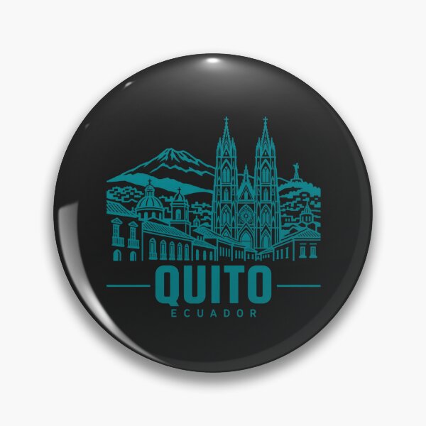 Item preview, Quito Ecuador Line Art Landmark Poster designed and sold by CMYKStudio.