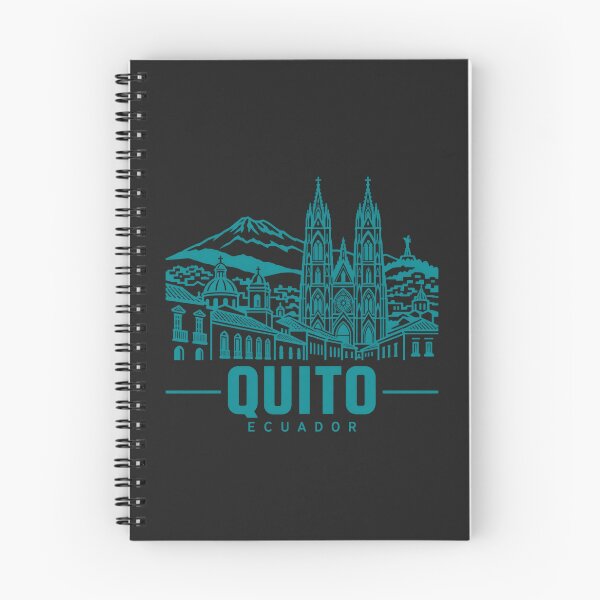 Artikelvorschau, Quito Ecuador – Wahrzeichen-Poster (Linienzeichnung) entworfen und verkauft von CMYKStudio.
