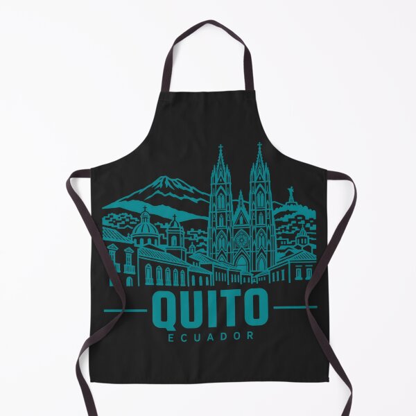 Item preview, Quito Ecuador Line Art Landmark Poster designed and sold by CMYKStudio.
