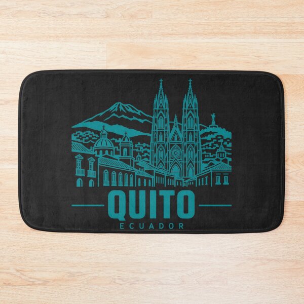 Item preview, Quito Ecuador Line Art Landmark Poster designed and sold by CMYKStudio.