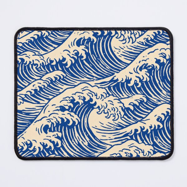 Item preview, Indigo Blue Rolling Ocean Waves designed and sold by Nurple Art.