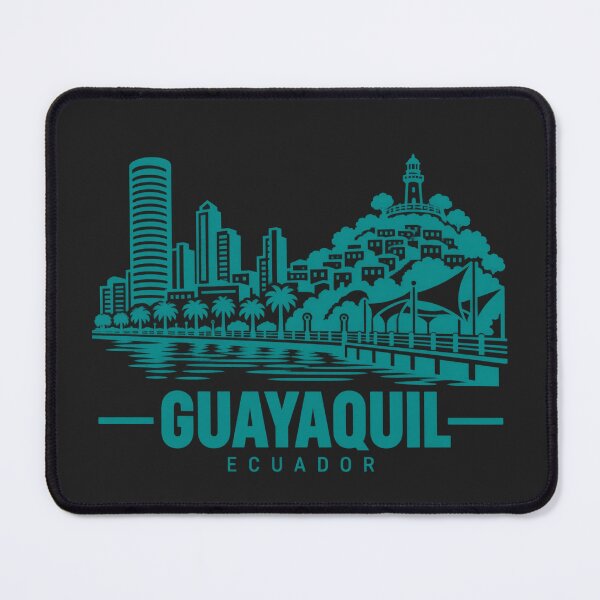 Item preview, Guayaquil Ecuador Line Art Skyline Poster designed and sold by CMYKStudio.