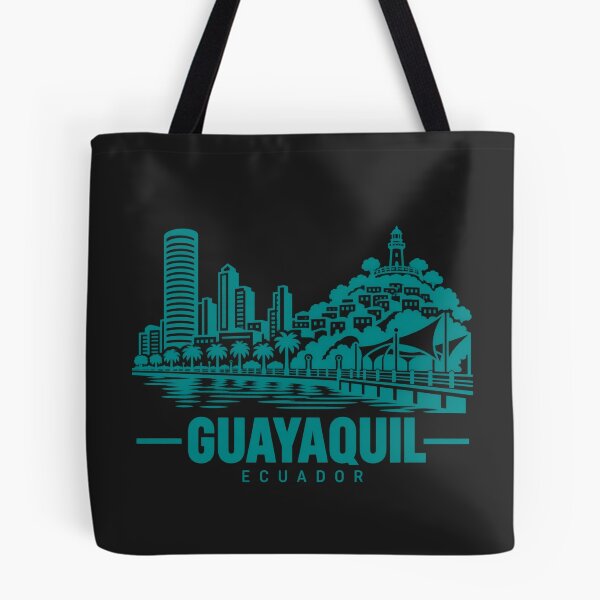Item preview, Guayaquil Ecuador Line Art Skyline Poster designed and sold by CMYKStudio.