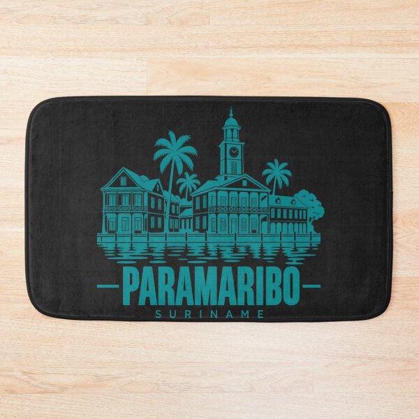 Item preview, Paramaribo Suriname Line Art Landmark Poster designed and sold by CMYKStudio.