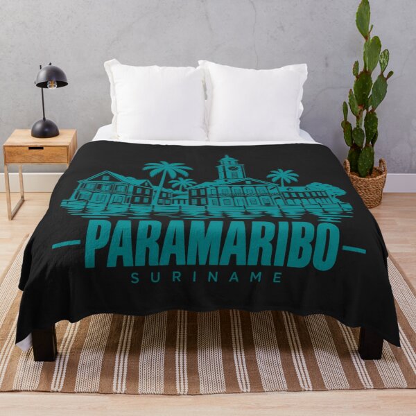 Item preview, Paramaribo Suriname Line Art Landmark Poster designed and sold by CMYKStudio.