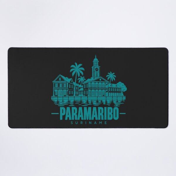 Item preview, Paramaribo Suriname Line Art Landmark Poster designed and sold by CMYKStudio.