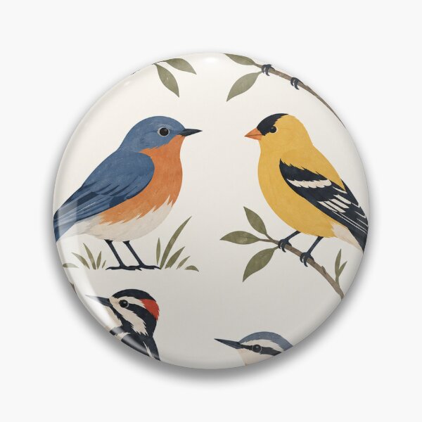 Item preview, Field Six – Modern Birdwatching Cotton Tote Bag designed and sold by astersgraphics.
