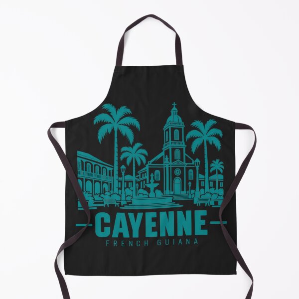 Item preview, Cayenne French Guiana Line Art Coastline Poster designed and sold by CMYKStudio.